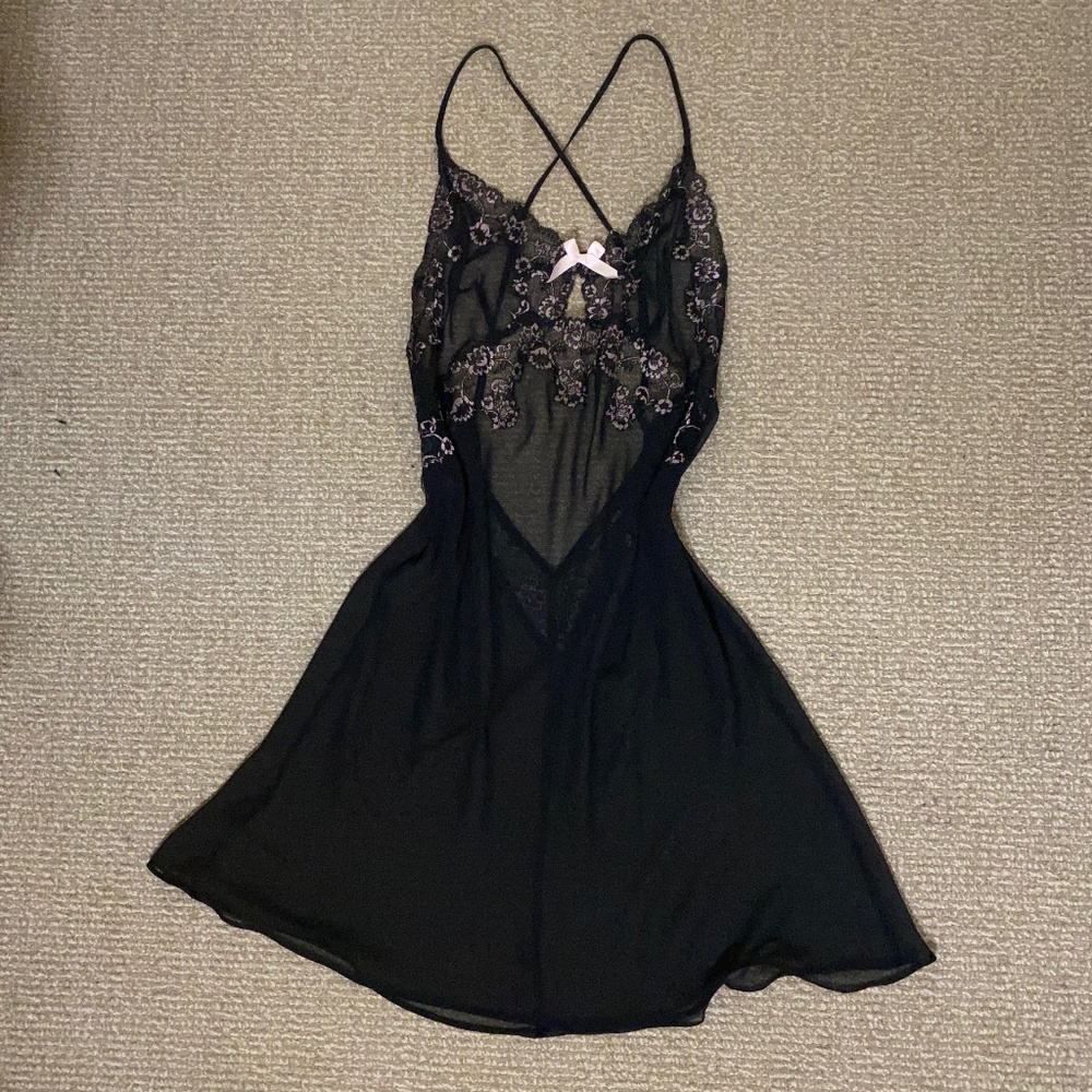 Vintage Sheer Victoria's Secret Chemise